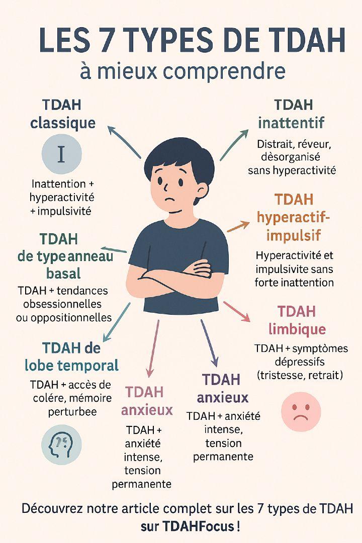 Les 7 types de tdah comprendre les differentes formes