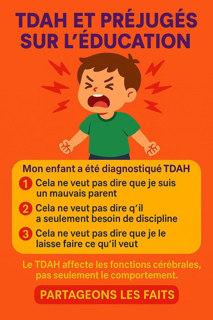 Tdah prejuges non ce n est pas un probleme d education